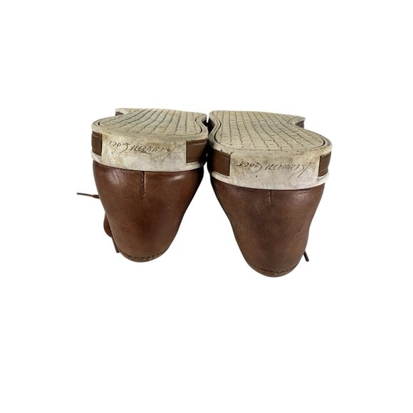 Kenneth Cole New York Size Mens Size 9.5 M Brown Leather Sneakers - Picture 7 of 9